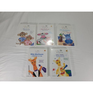 Lot of 5 Baby Einsteins DVD Lot Beethoven, Meet the Orchestra, Galileo, Da Vinci